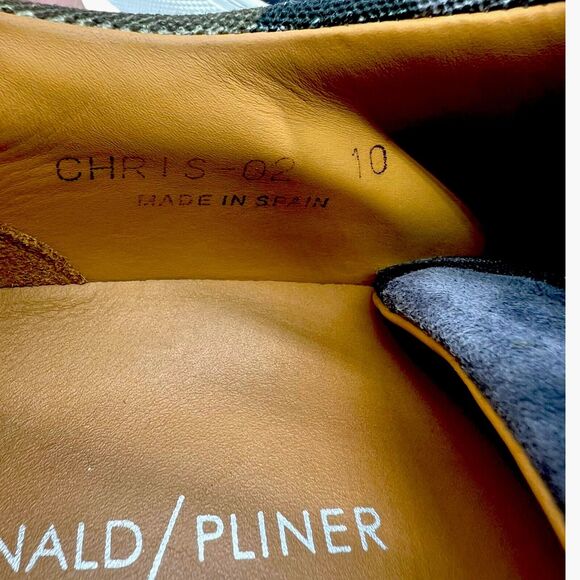 Donald Pliner Shoes Women Size 10 Christy Blue Camo Lace-Up Sneakers - Picture 7 of 7